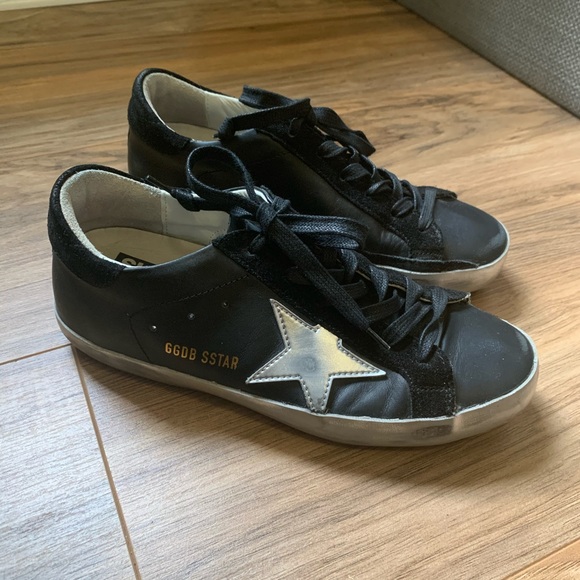 Golden Goose Shoes - Golden Goose Superstar sneakers black/silver